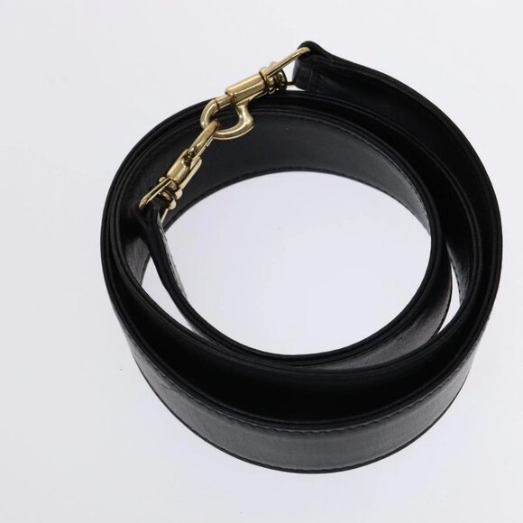 GUCCI Bamboo Hand Bag Leather 2way Black 001 1638 Auth 114458 - Picture 14 of 16